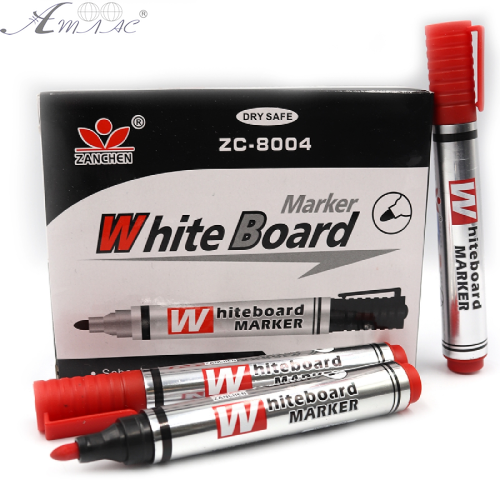 Маркер сухостиральний Xin Червоний круглий товстий  ZC-8004-RD