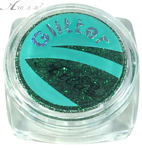 Блестки (Глиттер) мелкие Атлас 2 гр - Зеленый AS-2304