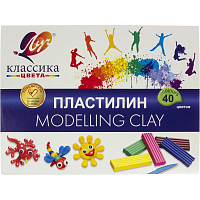 Пластилин Луч "Классика" 40 цветов 800гр  28С 1922-08