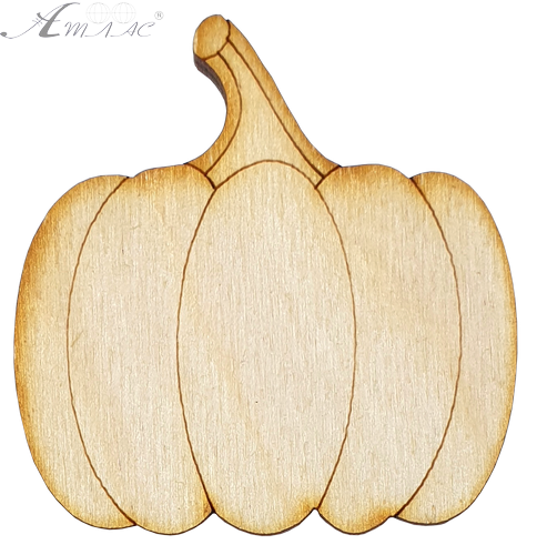 ФІгурка фанерна - Гарбуз звичайний 5,5 x 5,5 см AS-4759, В-0179