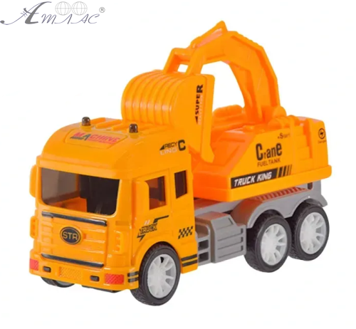 Модель Автопром Вантажівка з ковшем 12см 7469 Модель Автопром Вантажівка з ковшем 12см 7469