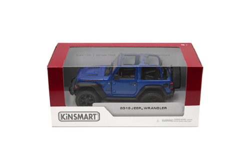 Машинка Kinsmart Jeep Wrangler Cabrio  KT5412W, WA, WH фото 2