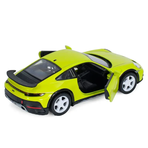 Машинка Kinsmart Porsche 911 Rally Лимонная  KT5467W фото 2