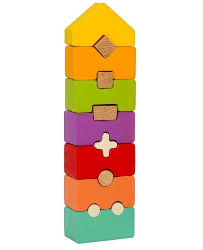 Игрушка Деревянная Пирамидка Головоломка  MD2883 фото 2