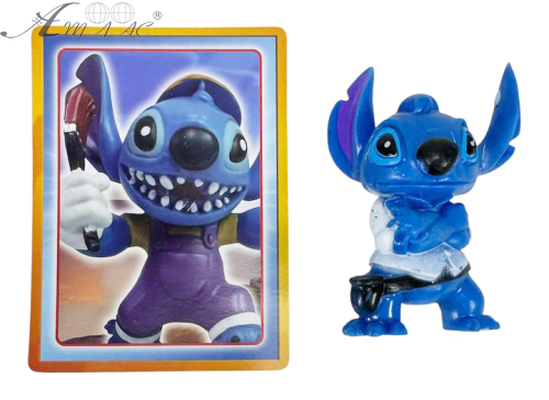 Іграшка Герої Мультфільмів Стич ~5 см у білій сорочці  08224