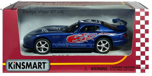 Машинка Kinsmart Dodge Viper GTS-R червона  KT5039WF