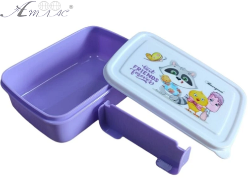 Ланчбокс Bourgeois Енот две секции 420 мл 15*10*5 см 46029-3 Ланчбокс Bourgeois Енот две секции 420 мл 15*10*5 см 46029-3