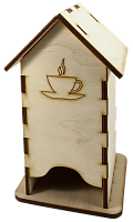 Будинок для Чаю із чашкою 10 х 10 х 18 см AS-4238, F-0102