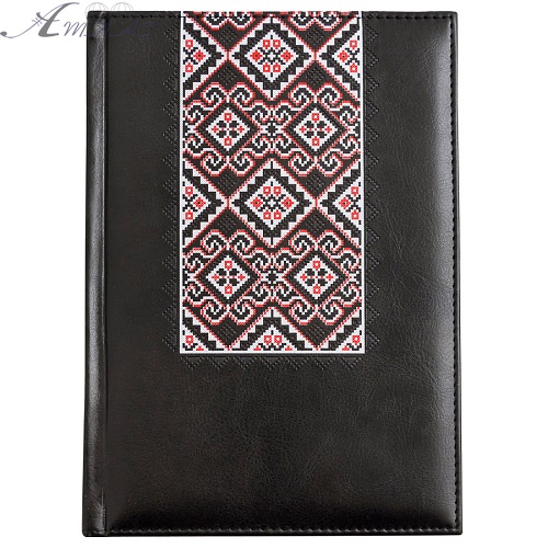 Ежедневник А5  2016 год Folklore 352 страницы черный 251659