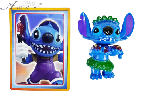 Игрушка Герои Мультфильмов Стич ~5 см папуас 14055 Игрушка Герои Мультфильмов Стич ~5 см папуас 14055