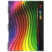 Блокнот-спираль А4 50 л # Микс мягкая обложка ЗСБ-50