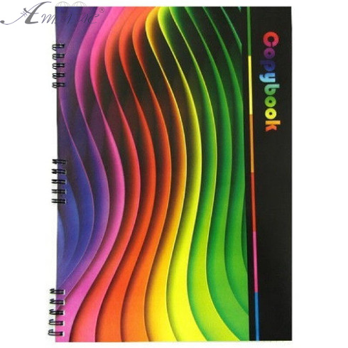 Блокнот-спираль А4 50 л # Микс мягкая обложка ЗСБ-50