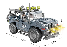 Конструктор Block Бронированная военная машина  736 деталей  XJ-792С