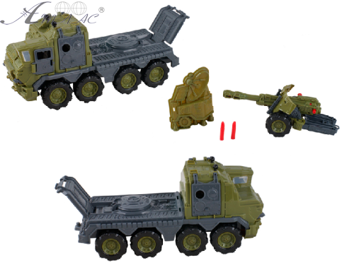 Іграшка Машина військова зі стріляючою гарматою  336в2