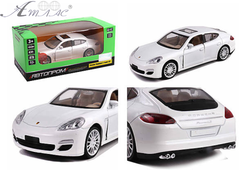 Модель Автопром Porche Panamera S Scale металлическая инерционная 15см  68344