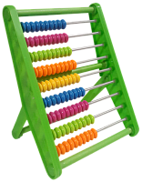 Рахівниці дитячі з ніжкою, пластикові 11 х 14.5 см  8017