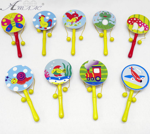 Іграшка Дерев'яна Брязкальце мікс  МD2845