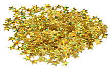 Блестки (Глиттер) Звезды Атлас 1 гр - Золото AS-2095, А-956