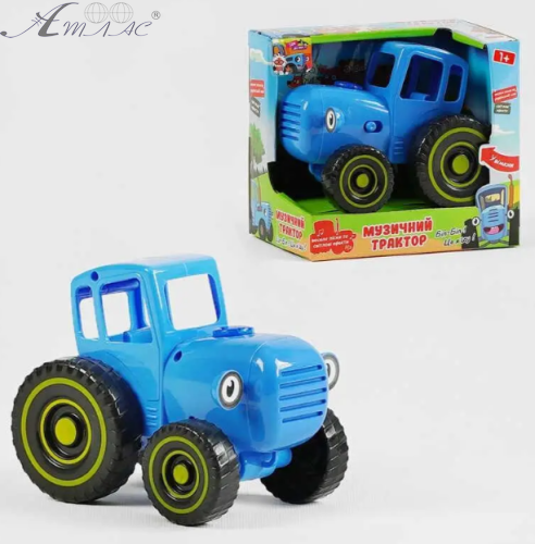 Игрушка Трактор Музыкальный 13 см пластик  ТК-11203 фото 2