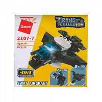Игрушка Конструктор Qman Самолет 3в1 33 детали  2107-7