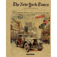 Блокнот-спіраль Офорт А5 96 арк # Крафт, закрита спіраль 5896К