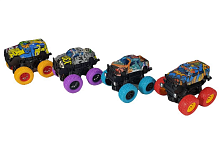 Іграшка Машинка Трак в ярскравому графіті  9 х 9 х 7 см інерційна Мікс  05680