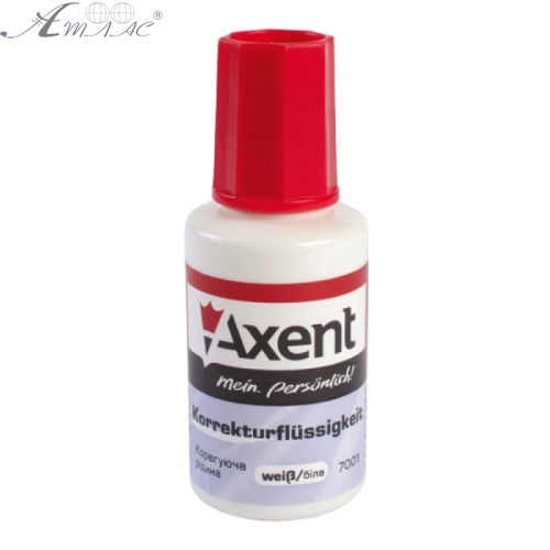 Коректор рідкий з пензликом Axent 20 мл 7001-A Коректор рідкий з пензликом Axent 20 мл 7001-A