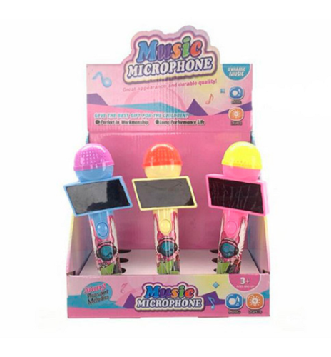 Игрушка Микрофон Музыкальный со светом 19 см  1009 фото 2