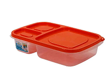 Контейнер пищевой 1,15л 24*15,5*5см Ланч бокс, пластик А-40