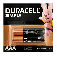 Батарейка  Duracell AAA LR03 цена за 1шт  03.2033г   02279