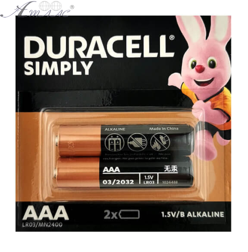 Батарейка Duracell AAA LR03 ціна за 1шт 03.2033р 02279