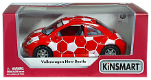Машинка Kinsmart WV Beetle NEW, розмальована KT5062W, KT5028WR