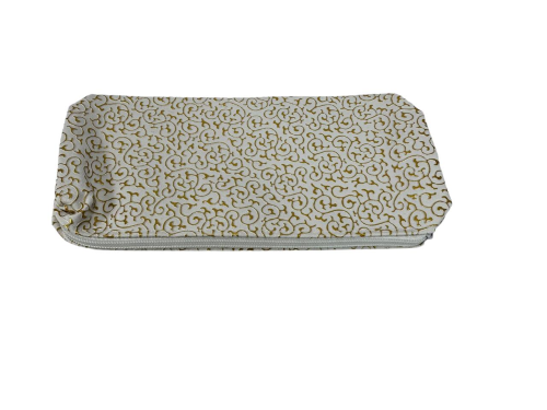 Пенал школьный с узором на 1 отделение Микс цветов  01574 фото 2