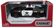 Машинка модель Kinsmart, Ford Mustang GT Police 2015 рік  KT5386WP