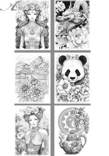 Раскраска Интегральная ASH China А 4 8 листов 24139 фото 2 Раскраска Интегральная ASH China А 4 8 листов 24139 фото 2