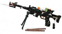 Игрушка Оружие Автомат Снайпер со светом и звуком на батарейках 7147