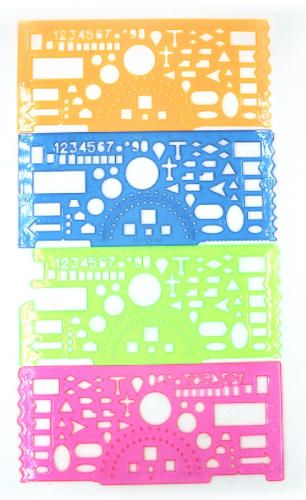 Линейка трафарет Офицерская 20 см  105725 фото 2