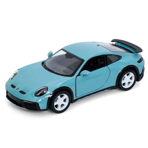 Машинка Kinsmart Porsche 911 Rally Голубая  KT5467W