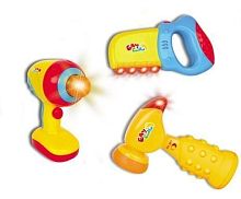 Іграшка Набір інструменти для малюків, 3 шт у коробці S+S EQ80366R