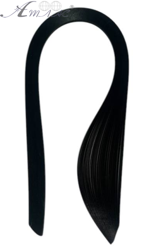 Бумага для Квиллинга Черная  5мм 50полос 42см  00966