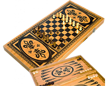 Игра Настольная Шахматы, Нарды, деревянные Большие В5025-С
