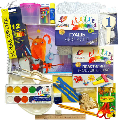 Набір школяра універсальний Атлас № 4 Супер AS-0043 фото 2 Набір школяра універсальний Атлас № 4 Супер AS-0043 фото 2