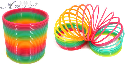 Пружинка браслет спіралька, райдуга, діаметр 7,5 см  850303
