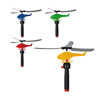 Игрушка Вертолет на запуске маленький 10см в пакете  С76036