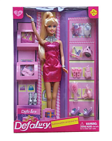 Кукла Defa Lucy Модница 12 аксессуаров 29 см  8233