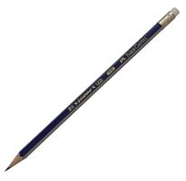 Олівець графітний FC GoldFaber HB з ластиком, синьо-золотий 116800