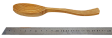 Деревянная ложка столовая, дубовая 19 х 5,5 см 11571