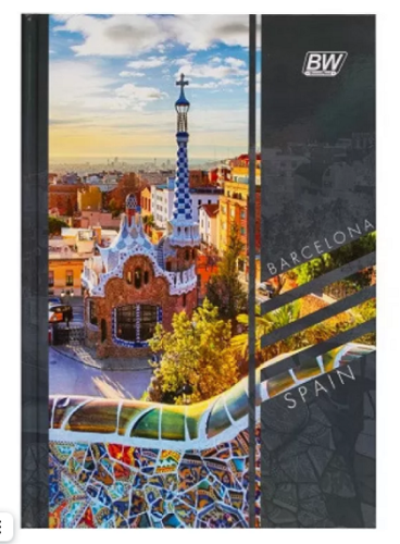 Блокнот-бизнес BW А4 200л.в клетку твердая обложка 4В04-23702466