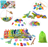 Игрушка Деревянная Dino Учебно - игровая доска  MD 2758