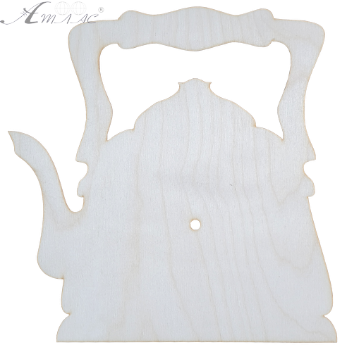 Основа для часов из фанеры 4 мм № 12 Чайник классический 31 x 32 см AS-4561, В-0234